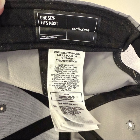 Adidas Tour Performance Snapback Hat Gray Unisex One Size - Picture 3 of 5